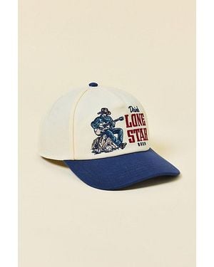 American Needle Lone Star Beer Cowboy Snapback Hat - Blue