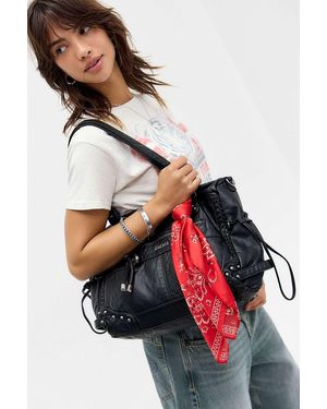 BDG Washed Faux Leather Cindy Scarf Detail Bag - Red
