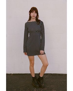 RAT BOI Boatneck Mini Dress - Gray