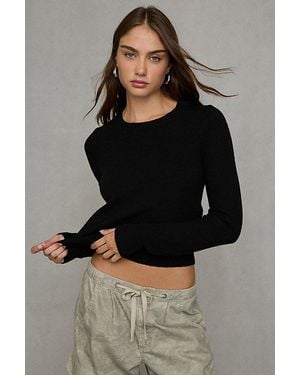 BDG So Soft Slim Crew Neck Sweater - Black