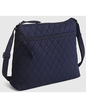 Vera Bradley Quilted Cotton Zip Hipster Bag - Blue