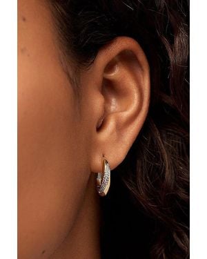 Ana Luisa Kira Bold Hoop Earrings - Black