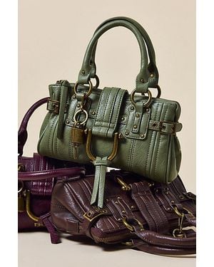 BDG Mini Karlie Lock Crossbody Bag - Green