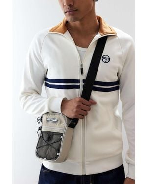 iets frans... Bungee Cord Taupe Crossbody Bag - Grey
