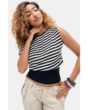 Urban Outfitters Uo Bailey Top - Blue