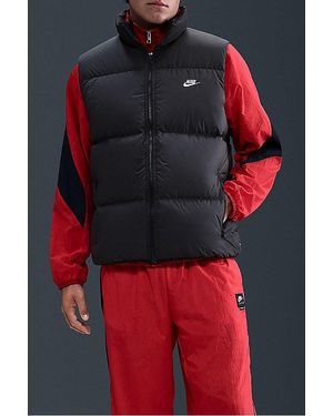 Nike Sportswear Club Puffer Vest Jacket - Red