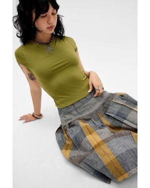 Kimchi Blue Dani Open-back T-shirt At Urban Outfitters - Multicolour