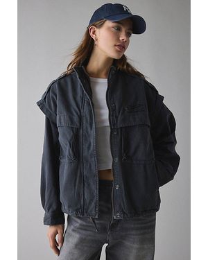 Alpha Industries Oversized Ctn Utility Jacket - Grey