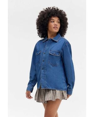 Gap Denim Craft Shirt - Blue