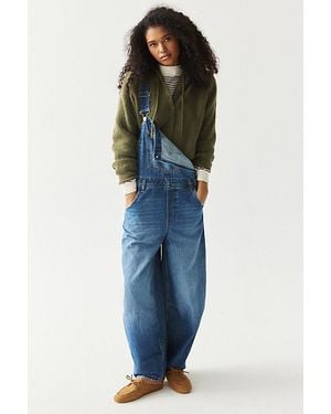 BDG Rih Extreme Barrel-Leg Overalls - Blue