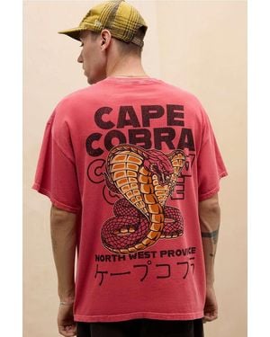 Urban Outfitters Uo Cape Cobra T-shirt - Red