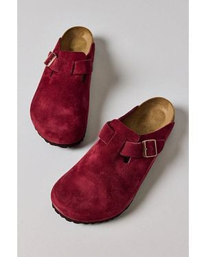 Birkenstock Boston Soft Footbed Clog - Red