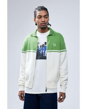 Sergio Tacchini Green Donato Knit Track Top