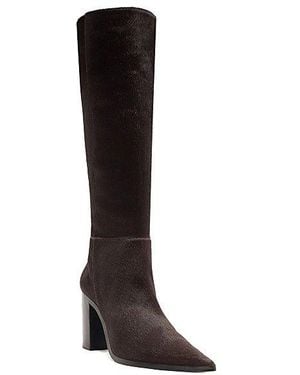 SCHUTZ SHOES Mikki Up Block Knee-High Boot - Black