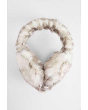 Urban Outfitters Uo Fluffy Star Earmuffs - White