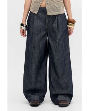 BDG Ray Raw Denim Chino Trousers - Blue