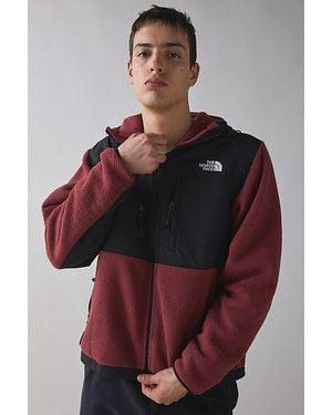 The North Face Retro Denali Fleece Hooded Jacket - Red