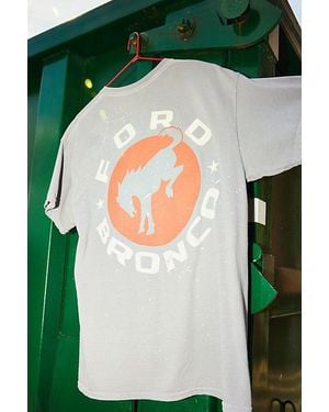 Urban Outfitters Ford Bronco Paint Splatter Graphic Tee - Green