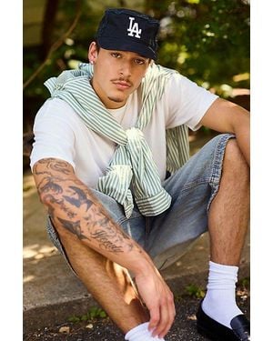 Mitchell & Ness Mlb Los Angeles Dodgers Distressed Scout Cap - Black