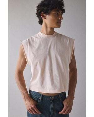 BDG Grayson Solid Cutoff Muscle Tank Top