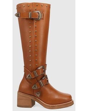 Dingo Fillmore Leather Boot - Brown