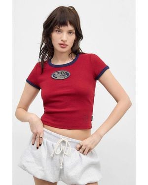 Von Dutch Uo Exclusive Red Ringer T-shirt