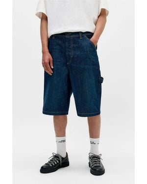 BDG Oversized Greencast Carpenter Shorts - Blue