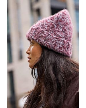 Urban Outfitters Uo Rosie Slub Beanie - Pink