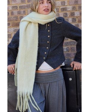 Urban Outfitters Uo Blanket Scarf - Blue