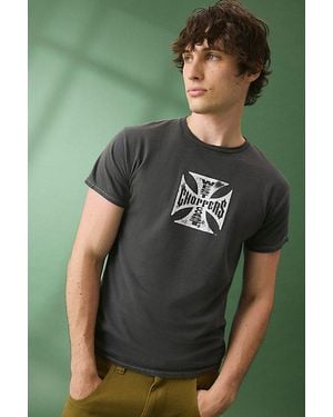 Urban Outfitters West Coast Choppers Graphic Tee - Green