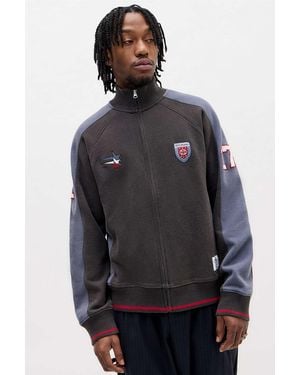 iets frans... Black & Grey Panel Track Top