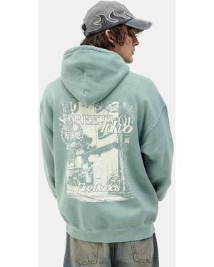 Urban Outfitters Uo Streets Of Tokyo Hoodie - Green