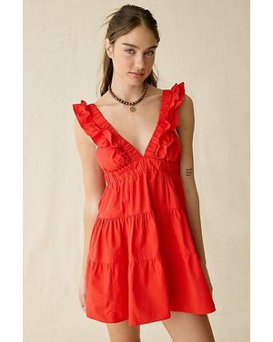 Kimchi Blue Main Stage Tiered Ruffle Mini Dress