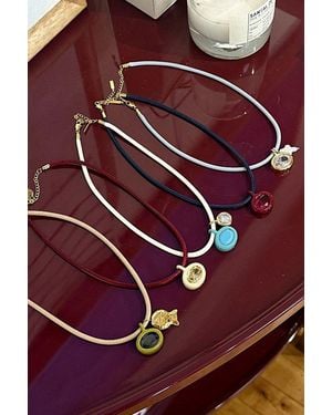 Joiana Jewelry The Cord Necklace - Gray