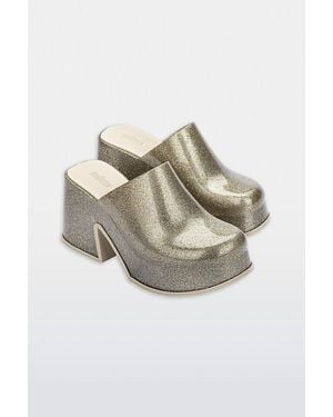 Melissa Mia Platform Clog - Gray