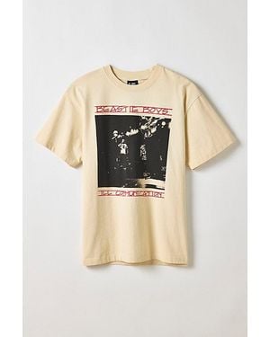 Urban Outfitters Beastie Boys Tracklist Graphic Tee - Natural
