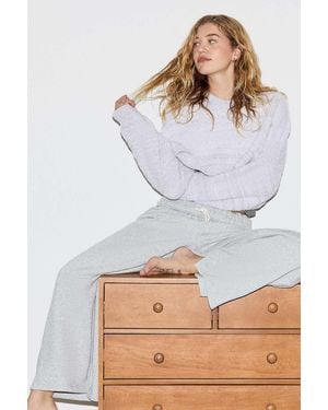 Out From Under Blakely Neppy Crop Jumper M At Urban Outfitters - White