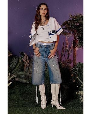 Miss Me Logan Baggy Jorts - Multicolor