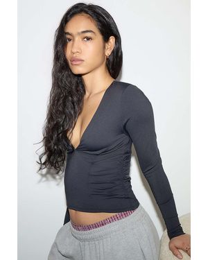 Out From Under Sculpt Long Sleeve Top - Blue