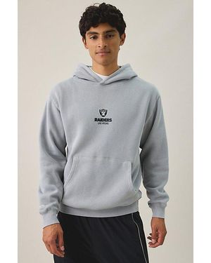 Mitchell & Ness Nfl Core Essentials Fleece Hoodie Sweatshirt - Gray
