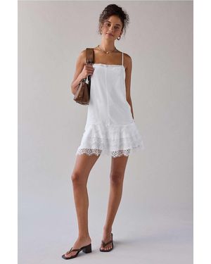 Kimchi Blue Up In The Air Mini Dress - White