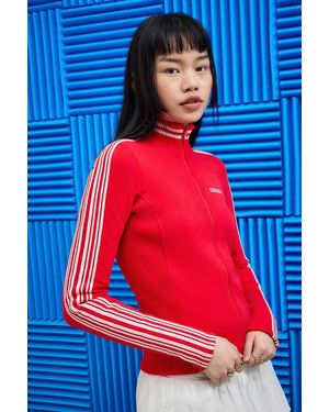 iets frans... Trip Stripe Track Top - Red
