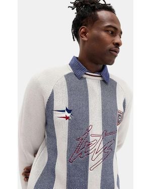 iets frans... Ecru Sport Knit Jumper - White