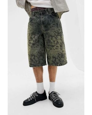 BDG Neo Cow Skate Jorts 32 At Urban Outfitters - Green