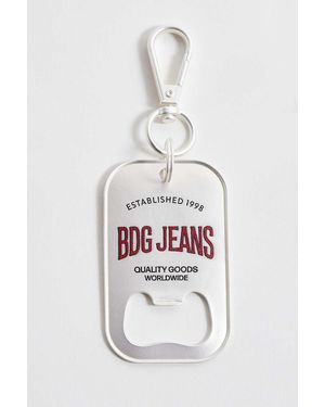 BDG Bottle Opener Keyring - White