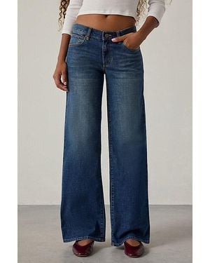 Abrand Jeans 99 Low-Rise Wide Jean - Blue
