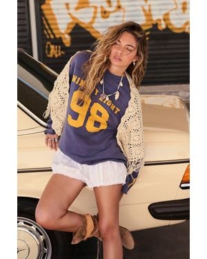 BDG 98 Oversized Sweatshirt - Blue