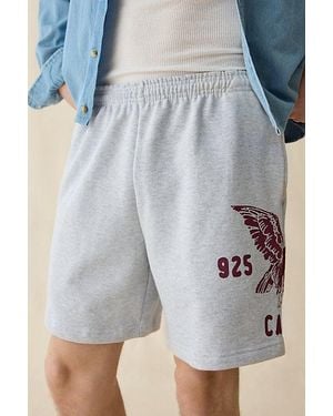 925 Originals Eagle Graphic Sweat Shorts - Gray