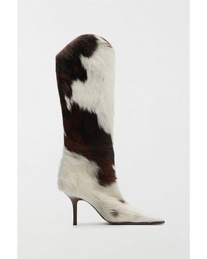 SCHUTZ SHOES Maryana Knee-High Boot - White