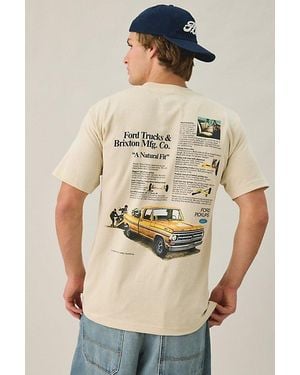 Brixton Ford 71 Pickup Graphic Tee - Natural